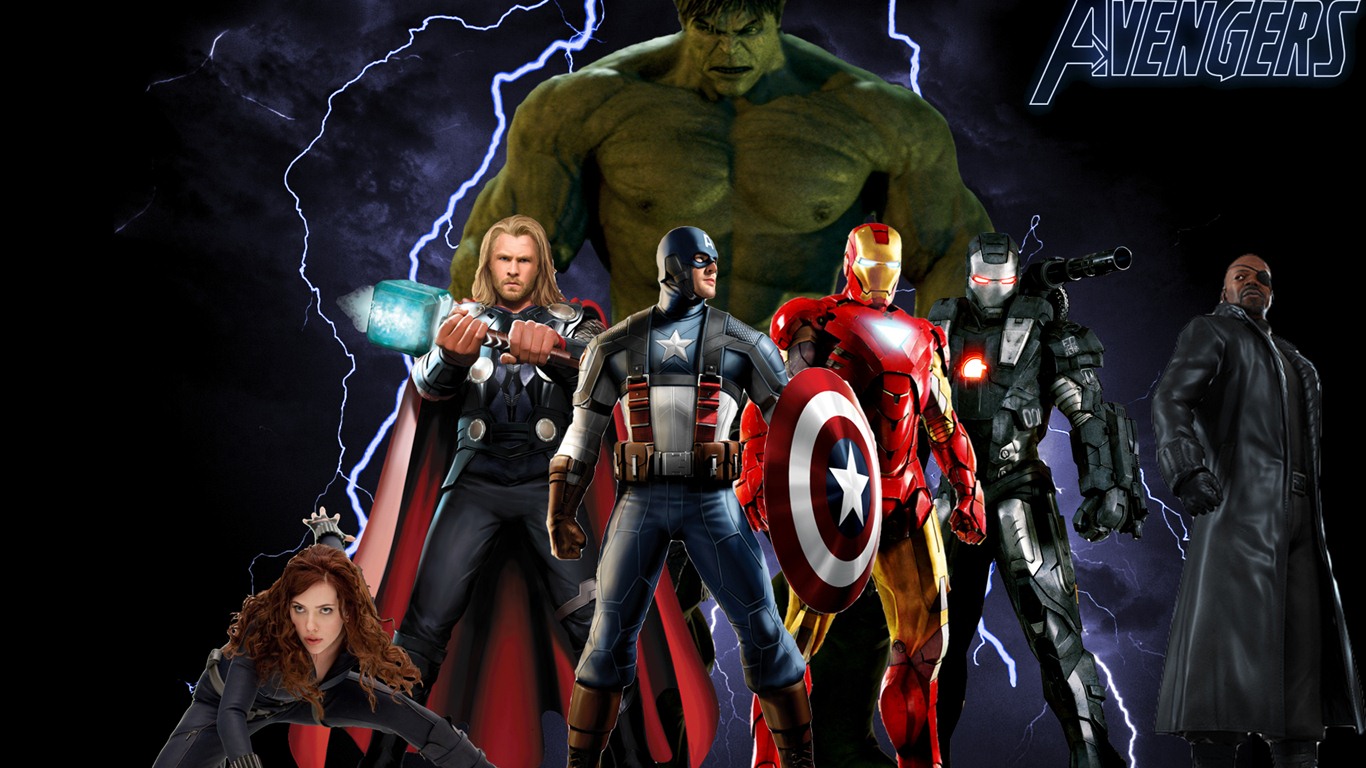 The Avengers 2012 復仇者聯盟2012 高清壁紙 #5 - 1366x768