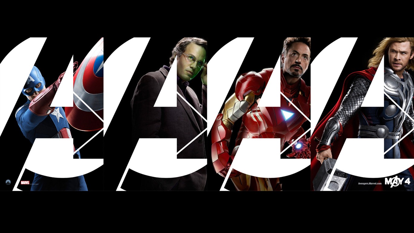 Les fonds d'écran HD 2012 Avengers #9 - 1366x768