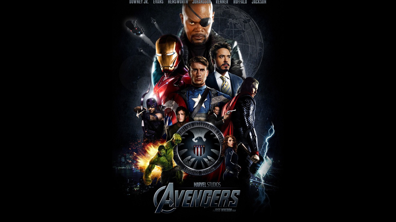 Les fonds d'écran HD 2012 Avengers #16 - 1366x768
