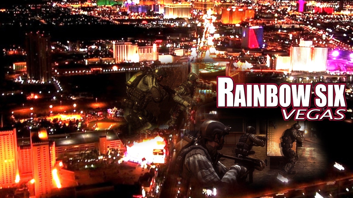 Rainbow Six: Vegas 彩虹六号：维加斯 高清壁纸2 - 1366x768