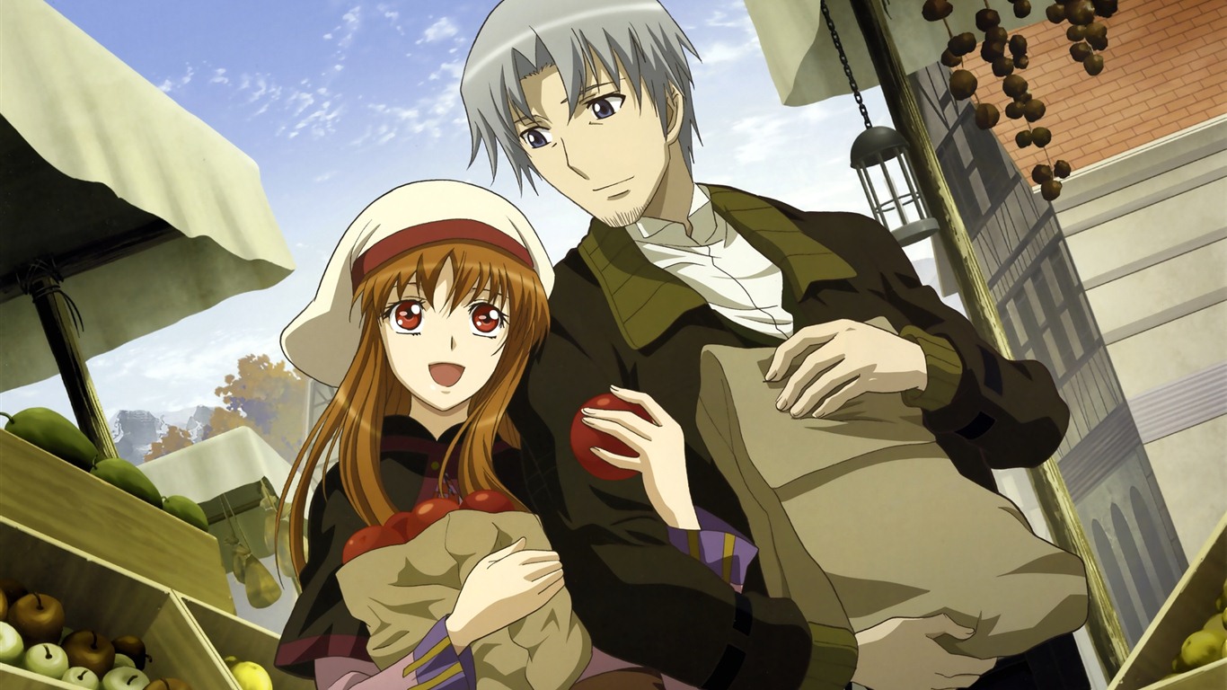 Spice and Wolf HD wallpapers #2 - 1366x768