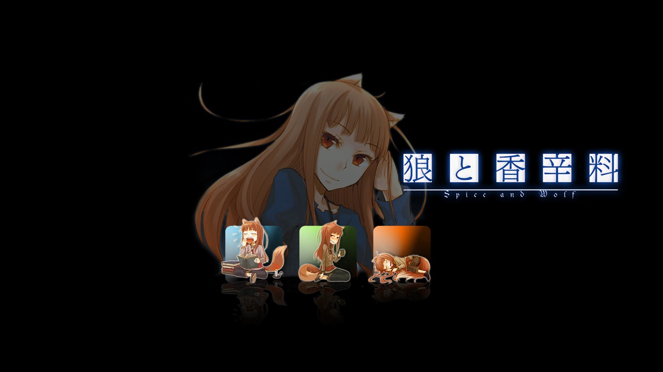 Spice and Wolf HD wallpapers #23 - 1366x768