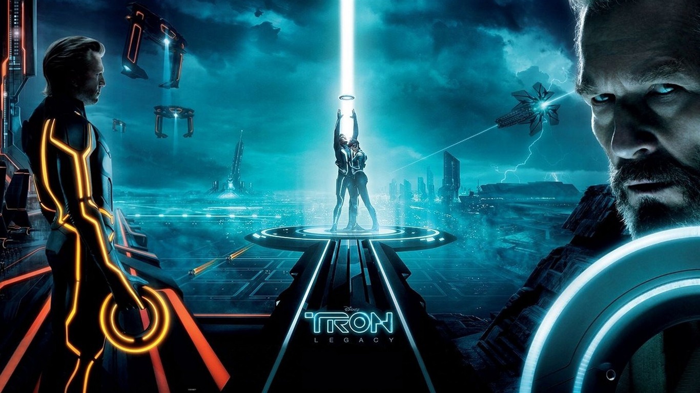 2010 Tron: Legacy 创：光速战记 高清壁纸11 - 1366x768