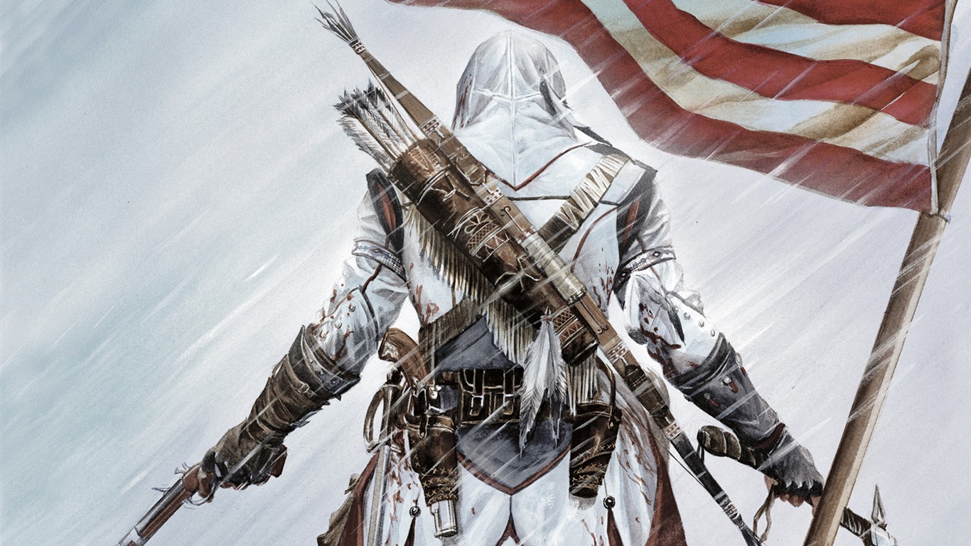 Assassin 's Creed 3 fonds d'écran HD #5 - 1366x768