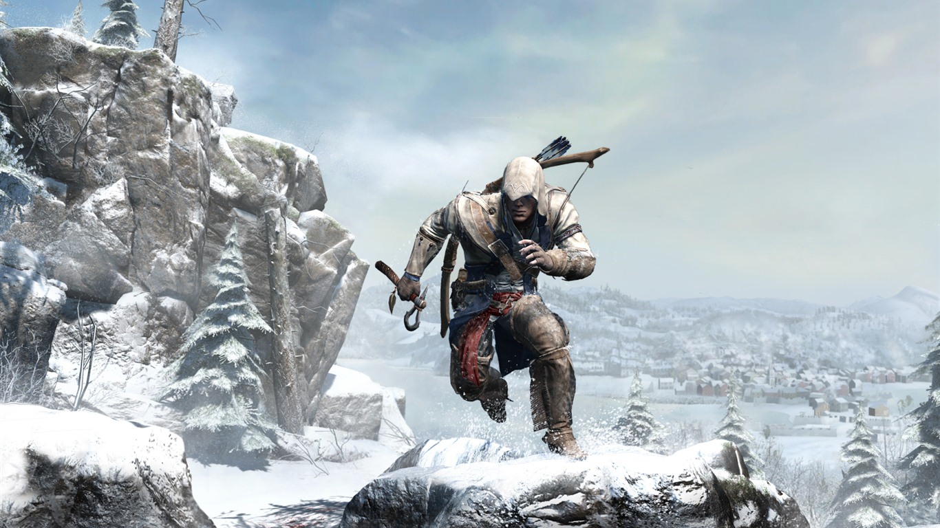 Assassin 's Creed 3 fonds d'écran HD #9 - 1366x768