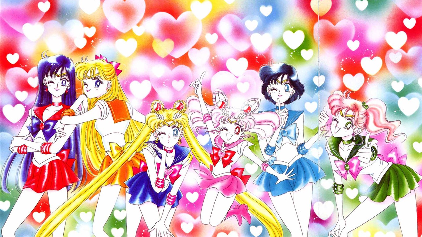 Sailor Moon 美少女战士 高清壁纸1 - 1366x768