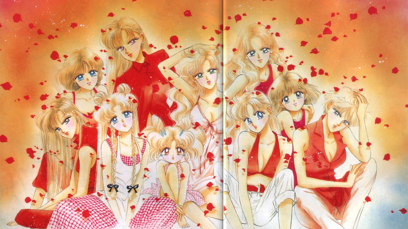 Sailor Moon 美少女战士 高清壁纸4 - 1366x768