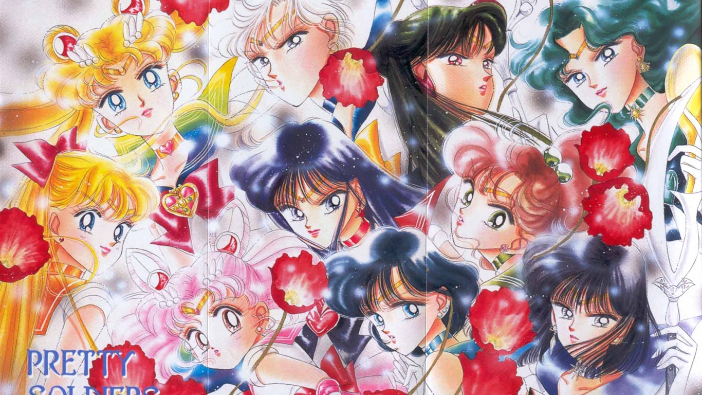 Sailor Moon 美少女战士 高清壁纸10 - 1366x768