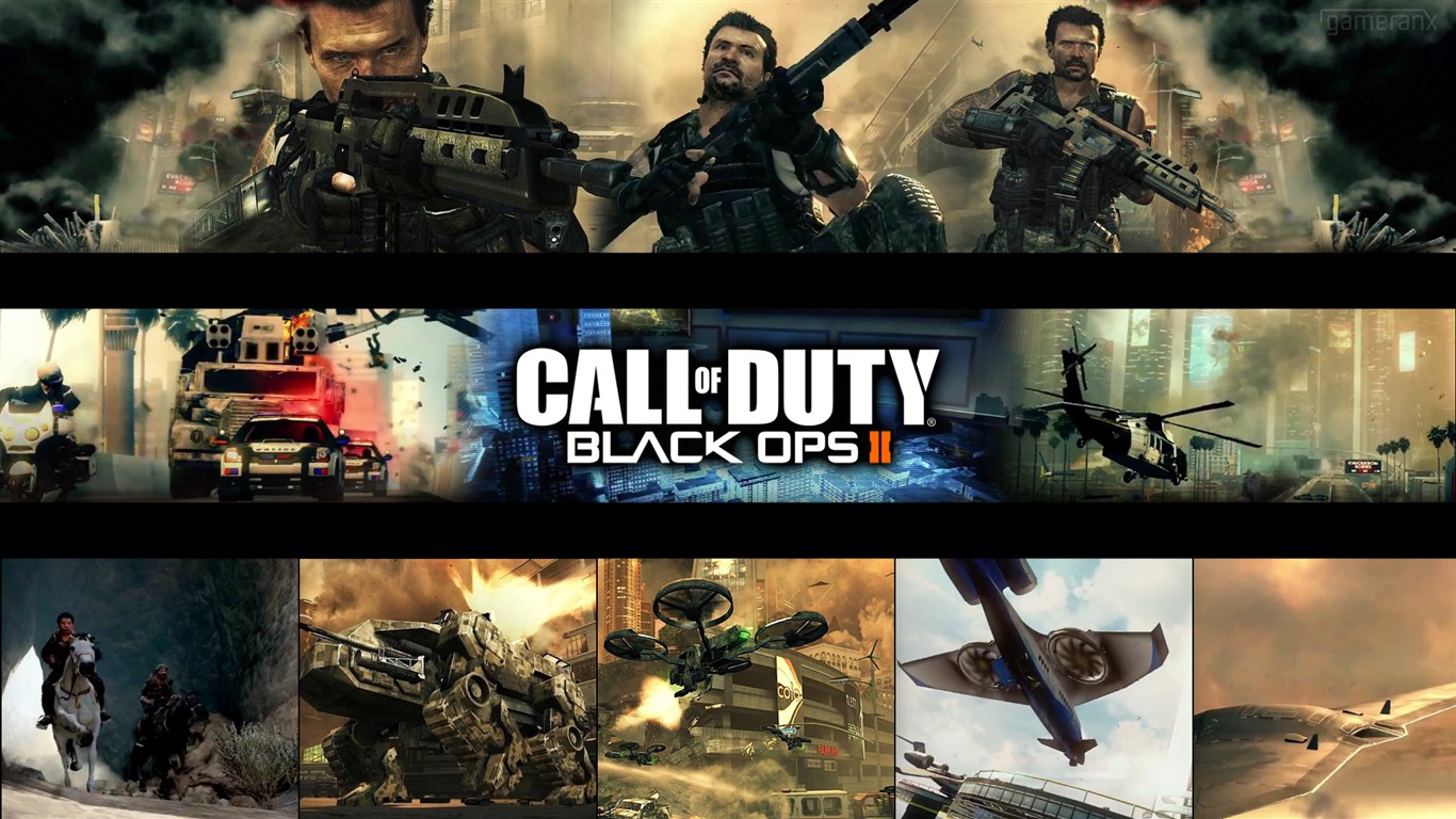 Call of Duty: Black Ops 2 fonds d'écran HD #2 - 1366x768