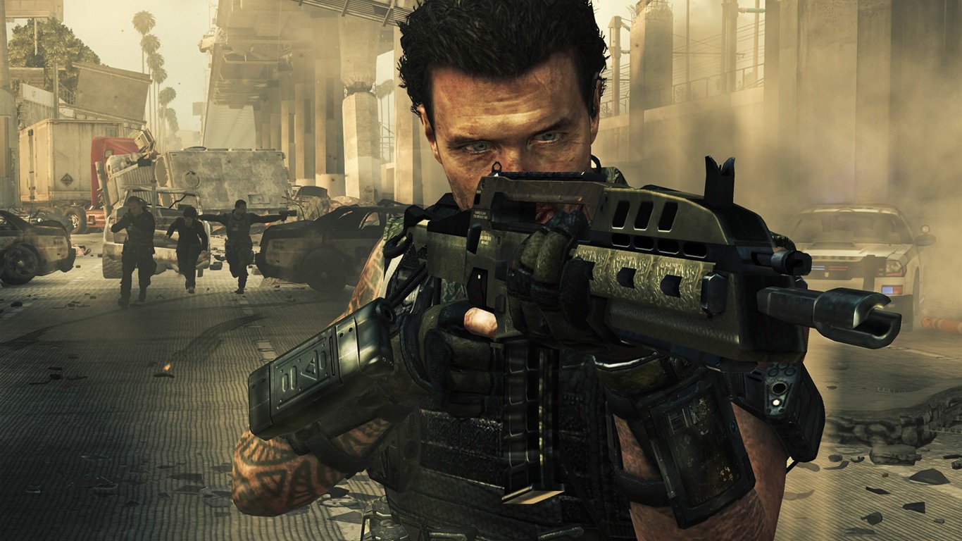 Зов Duty: Black Ops 2 HD обои #6 - 1366x768