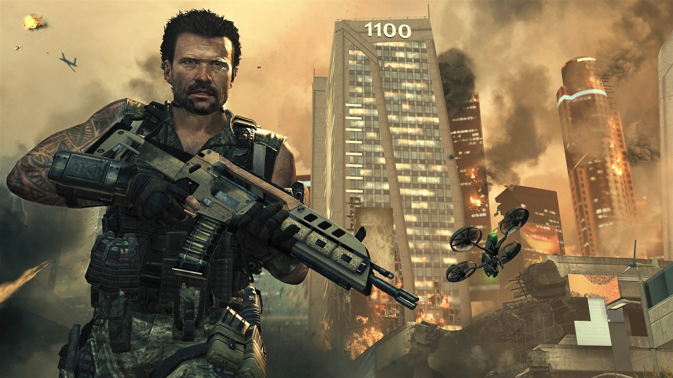 Зов Duty: Black Ops 2 HD обои #7 - 1366x768