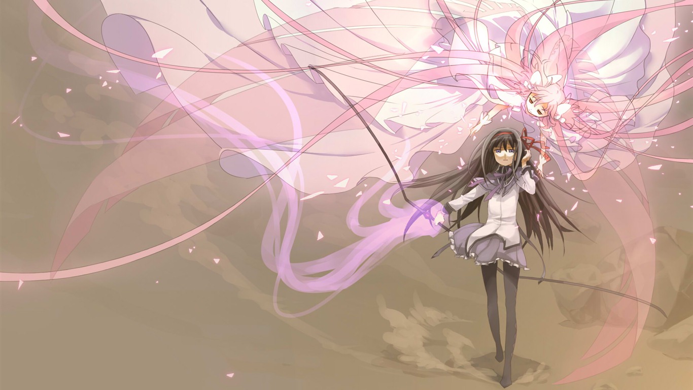 Puella Magi Madoka Magica 魔法少女小圆 高清壁纸7 - 1366x768