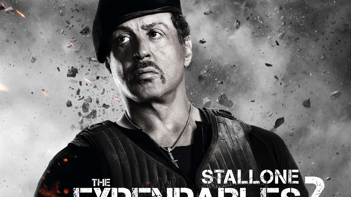 2012 Expendables 2 HD tapety na plochu #9 - 1366x768