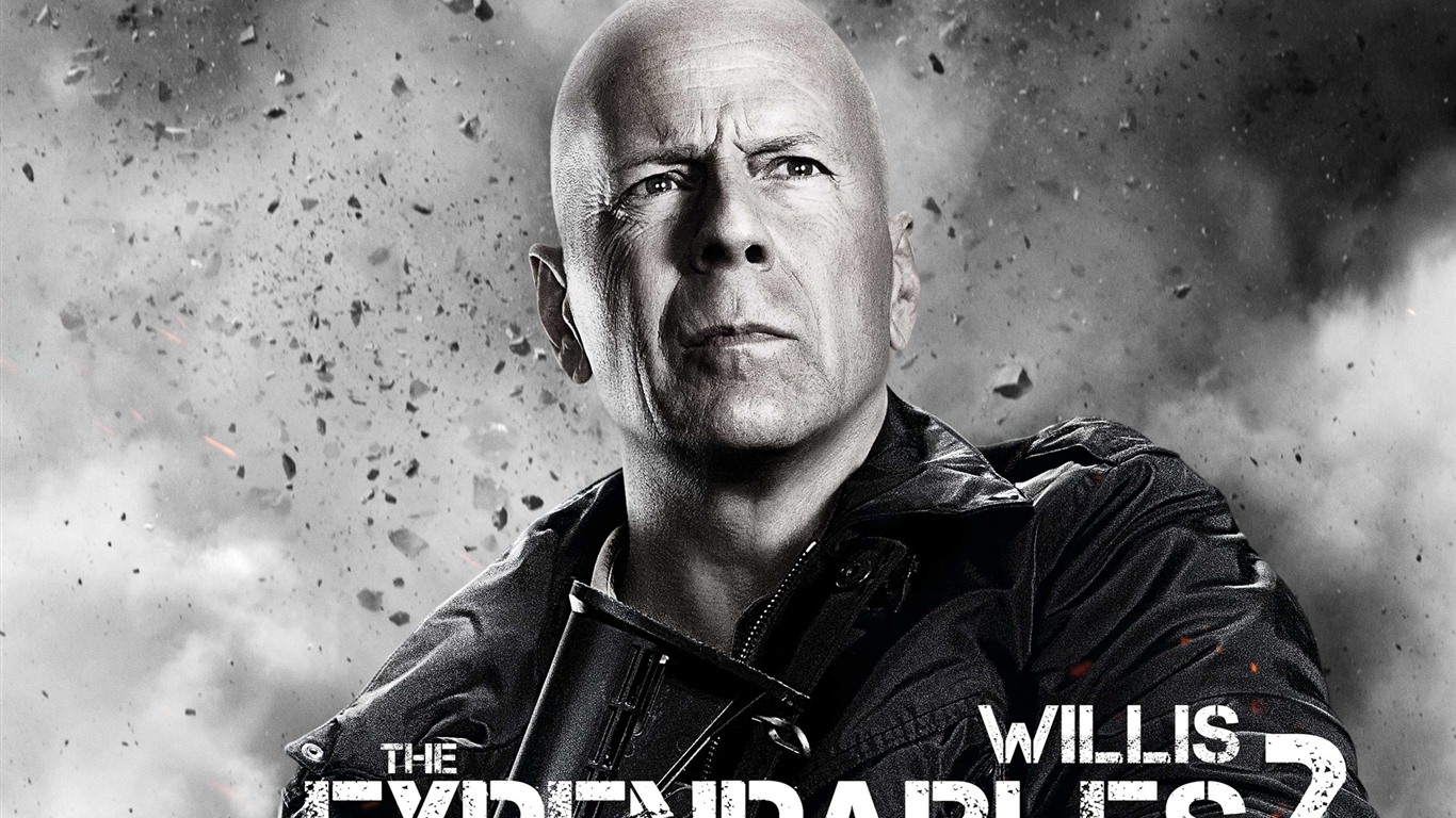 2012 Expendables 2 HD tapety na plochu #12 - 1366x768