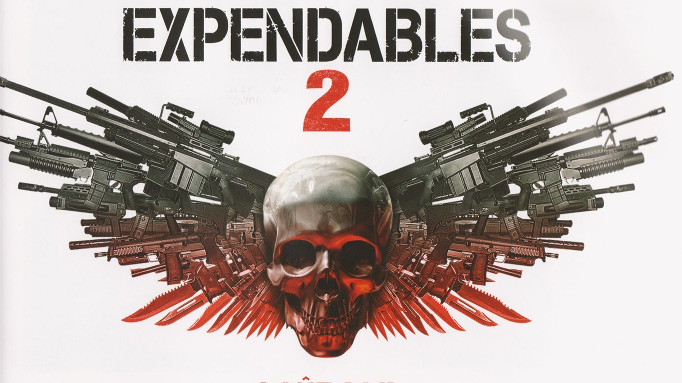 2012 The Expendables 2 敢死队2 高清壁纸14 - 1366x768