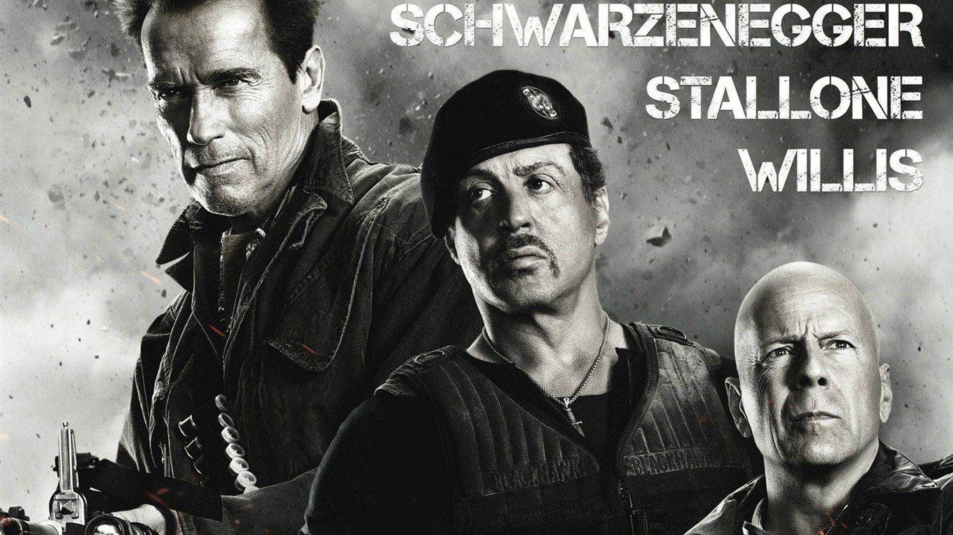 2012 Expendables 2 HD tapety na plochu #15 - 1366x768