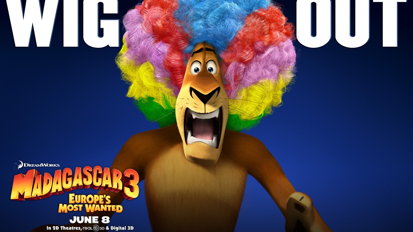 Madagascar 3: Europe's Most Wanted HD wallpapers #11 - 1366x768