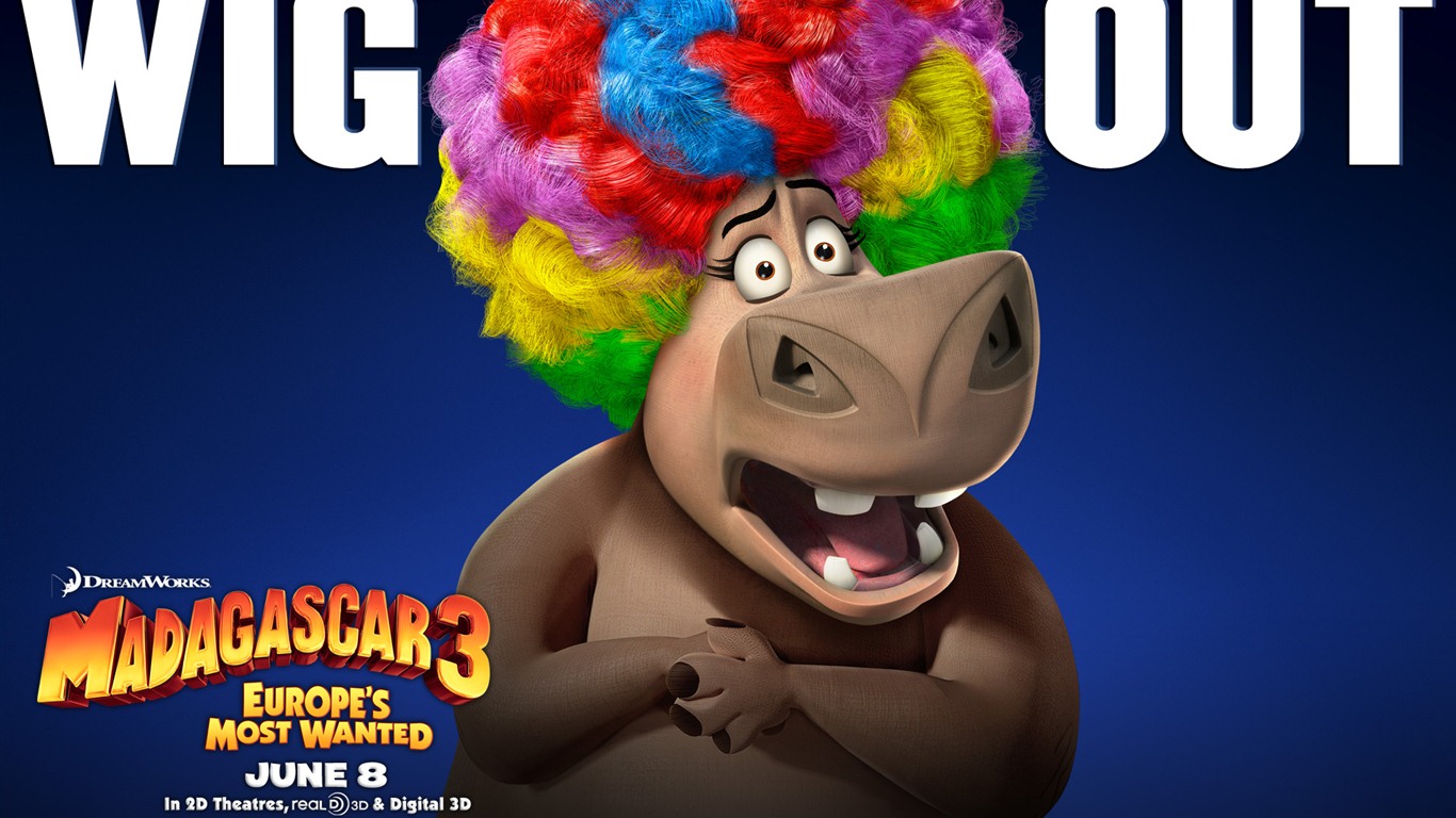 Madagascar 3: Europe's Most Wanted HD wallpapers #12 - 1366x768