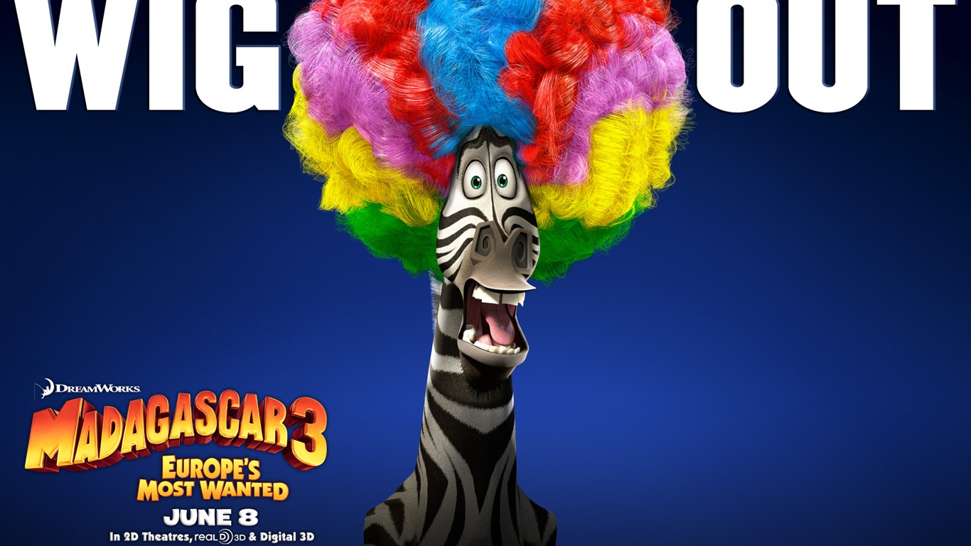 Madagascar 3: Europe's Most Wanted HD wallpapers #13 - 1366x768