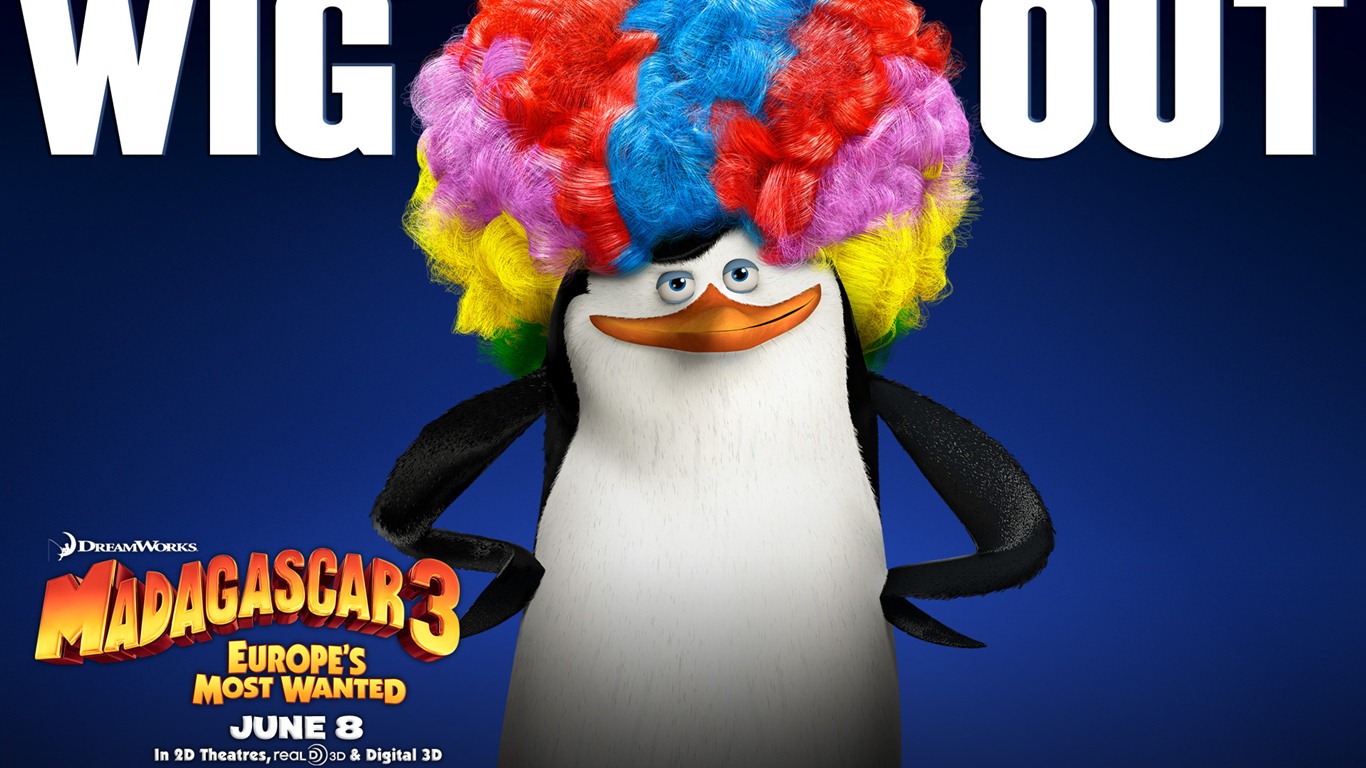 Madagascar 3: Europe's Most Wanted HD wallpapers #15 - 1366x768