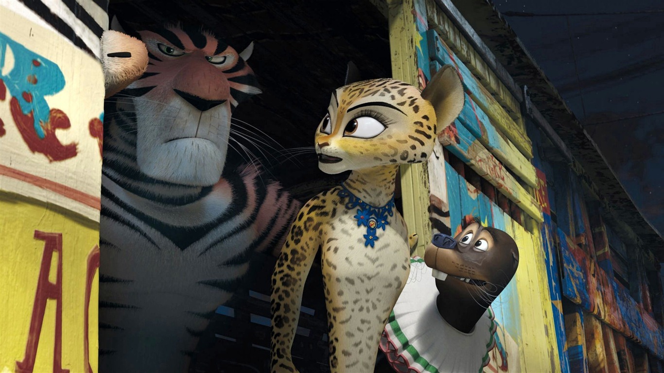 Madagascar 3: Europe's Most Wanted HD wallpapers #16 - 1366x768