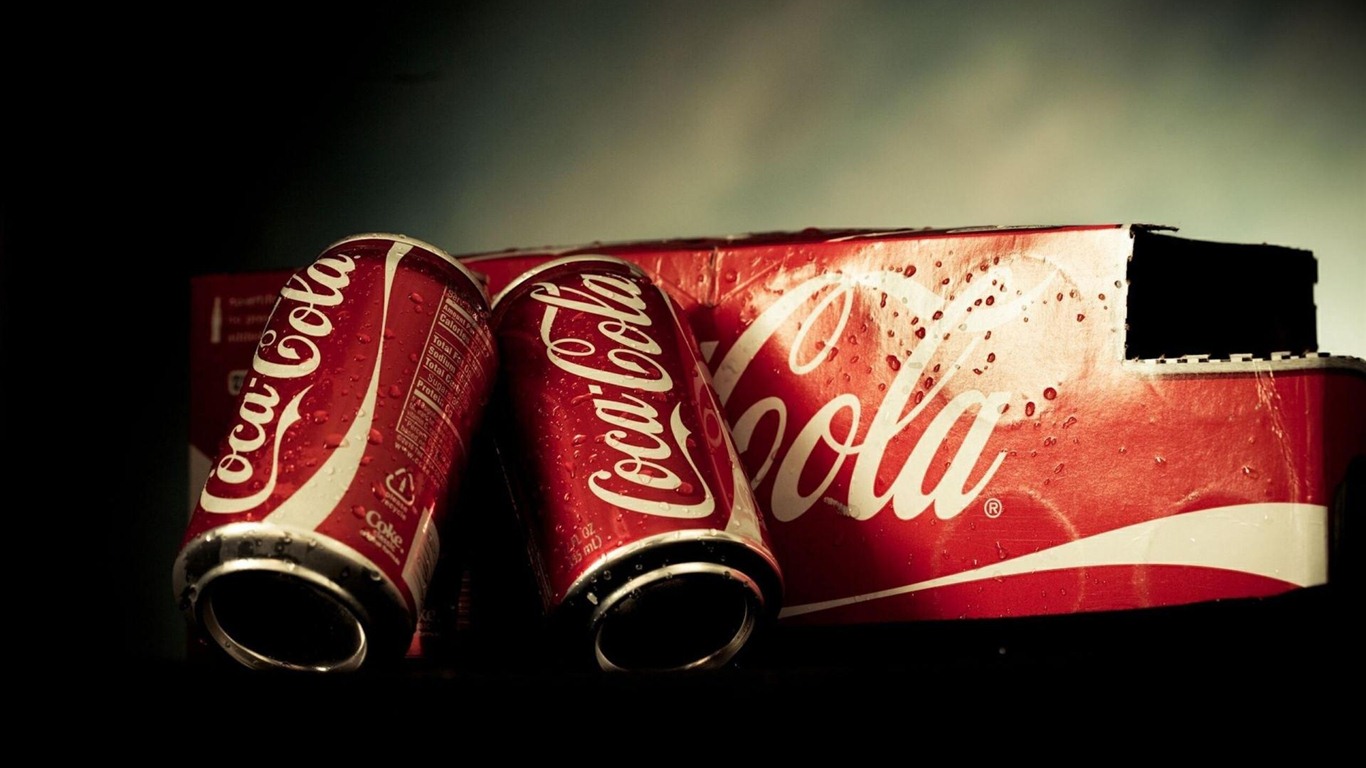 Coca-Cola красивыми обоями объявление #18 - 1366x768