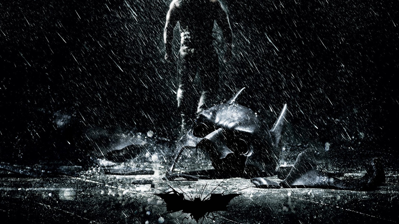 The Dark Knight восходит 2012 HD обои #3 - 1366x768