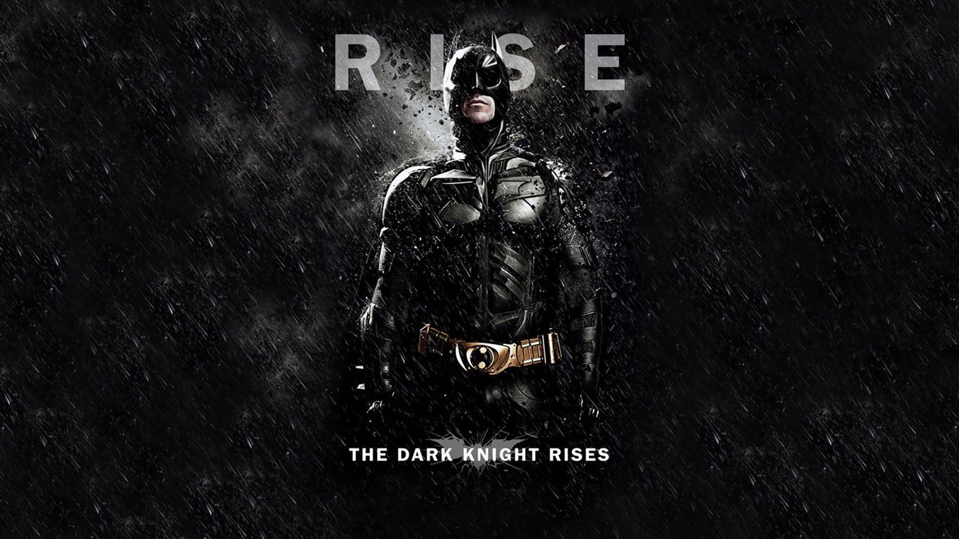 The Dark Knight восходит 2012 HD обои #4 - 1366x768