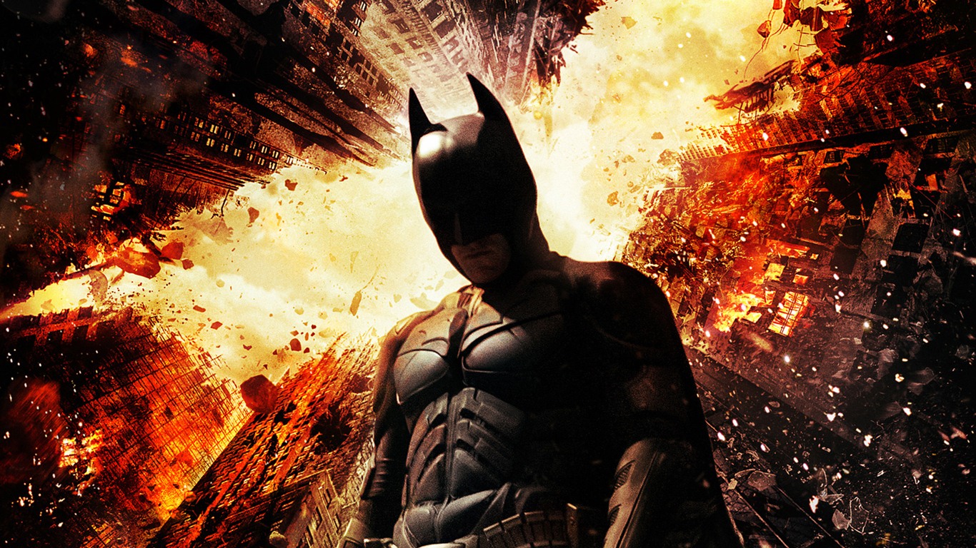 The Dark Knight восходит 2012 HD обои #10 - 1366x768