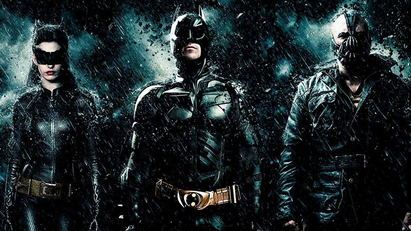 The Dark Knight восходит 2012 HD обои #11 - 1366x768