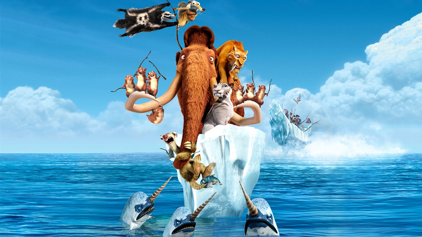 Ice Age 4: Continental Drift HD wallpapers #5 - 1366x768