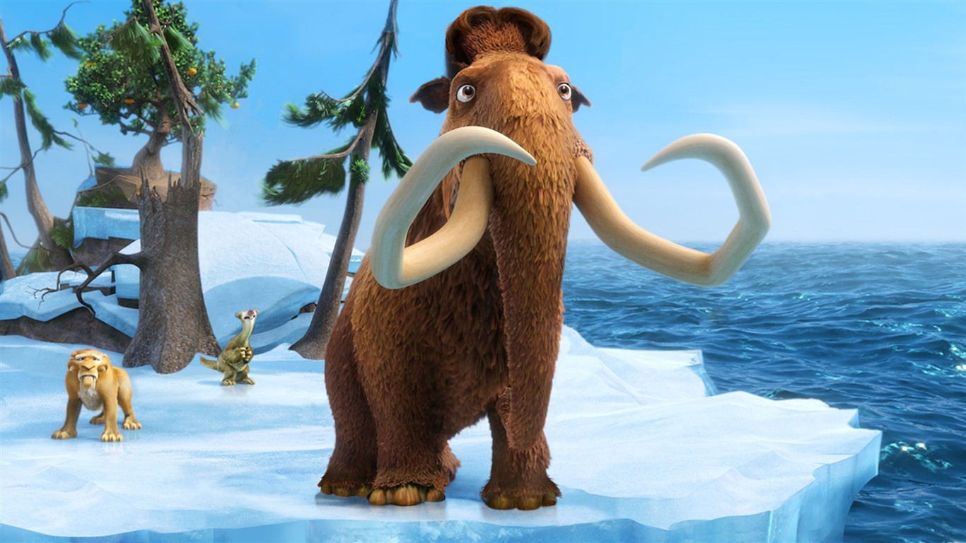 Ice Age 4: Continental Drift HD wallpapers #11 - 1366x768