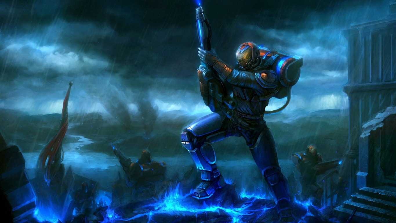 Halo game HD wallpapers #6 - 1366x768
