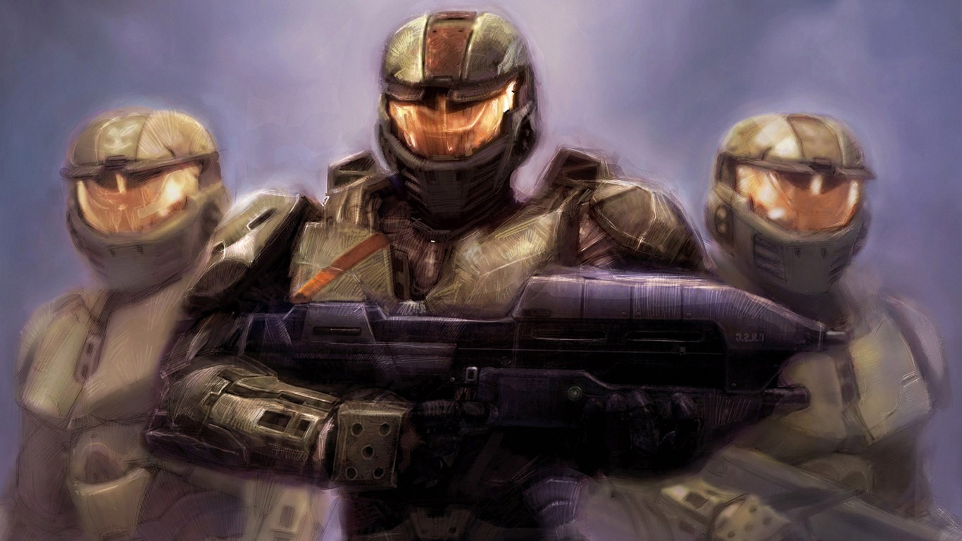 Jeu Halo HD wallpapers #16 - 1366x768