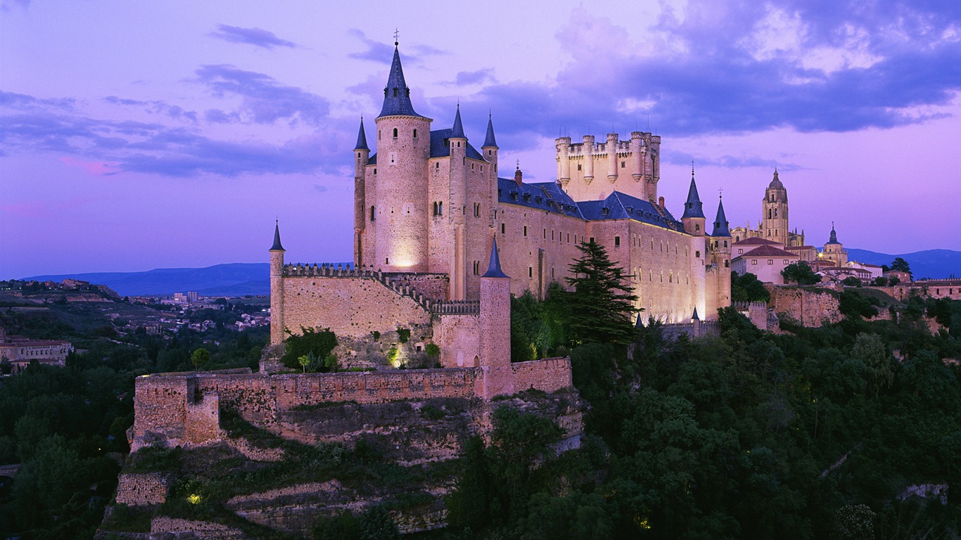 Windows 7 壁紙：歐洲的城堡 #1 - 1366x768
