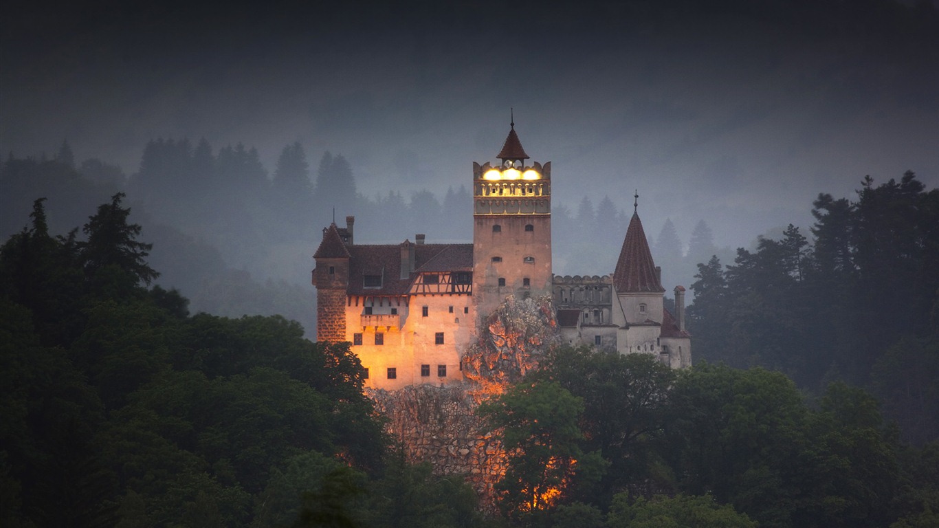 Windows 7 壁紙：歐洲的城堡 #5 - 1366x768