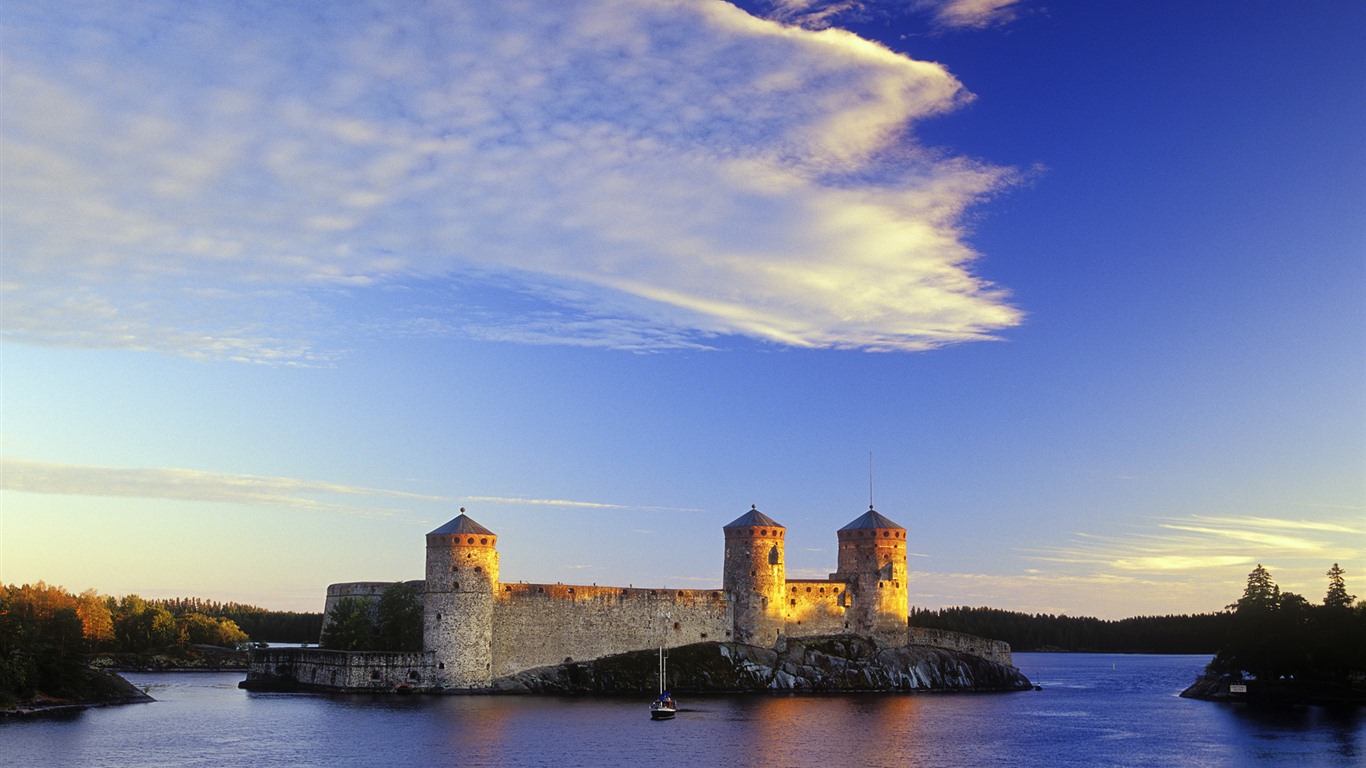 Windows 7 壁紙：歐洲的城堡 #10 - 1366x768
