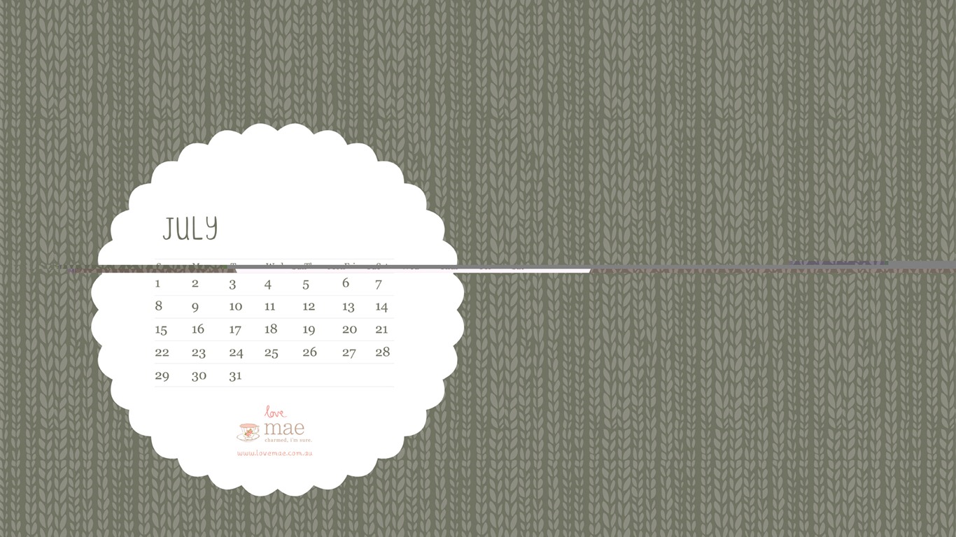 De julio de 2012 del calendario Fondos de pantalla (1) #2 - 1366x768