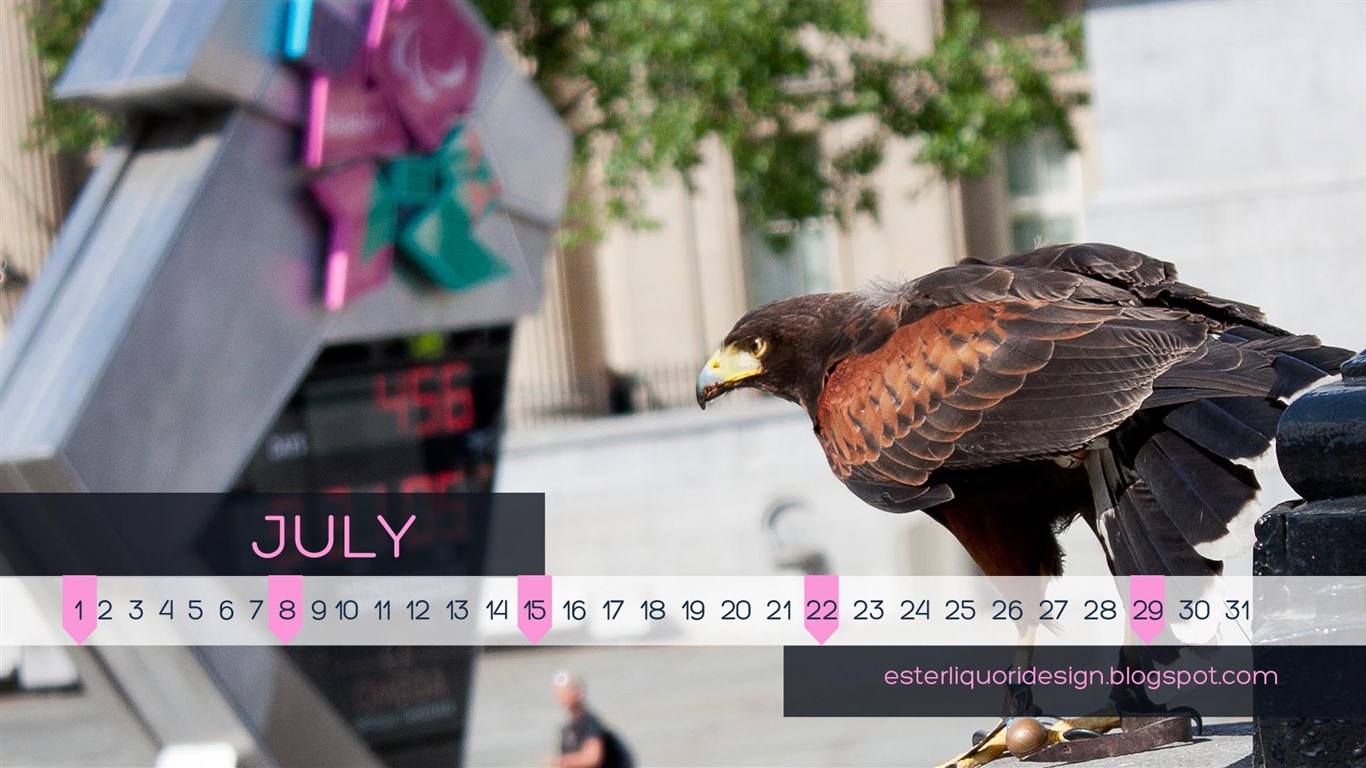 De julio de 2012 del calendario Fondos de pantalla (2) #2 - 1366x768