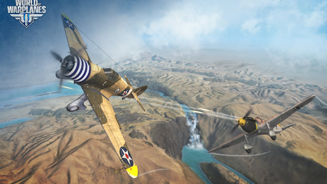 World of Warplanes Game Wallpapers #2 - 1366x768