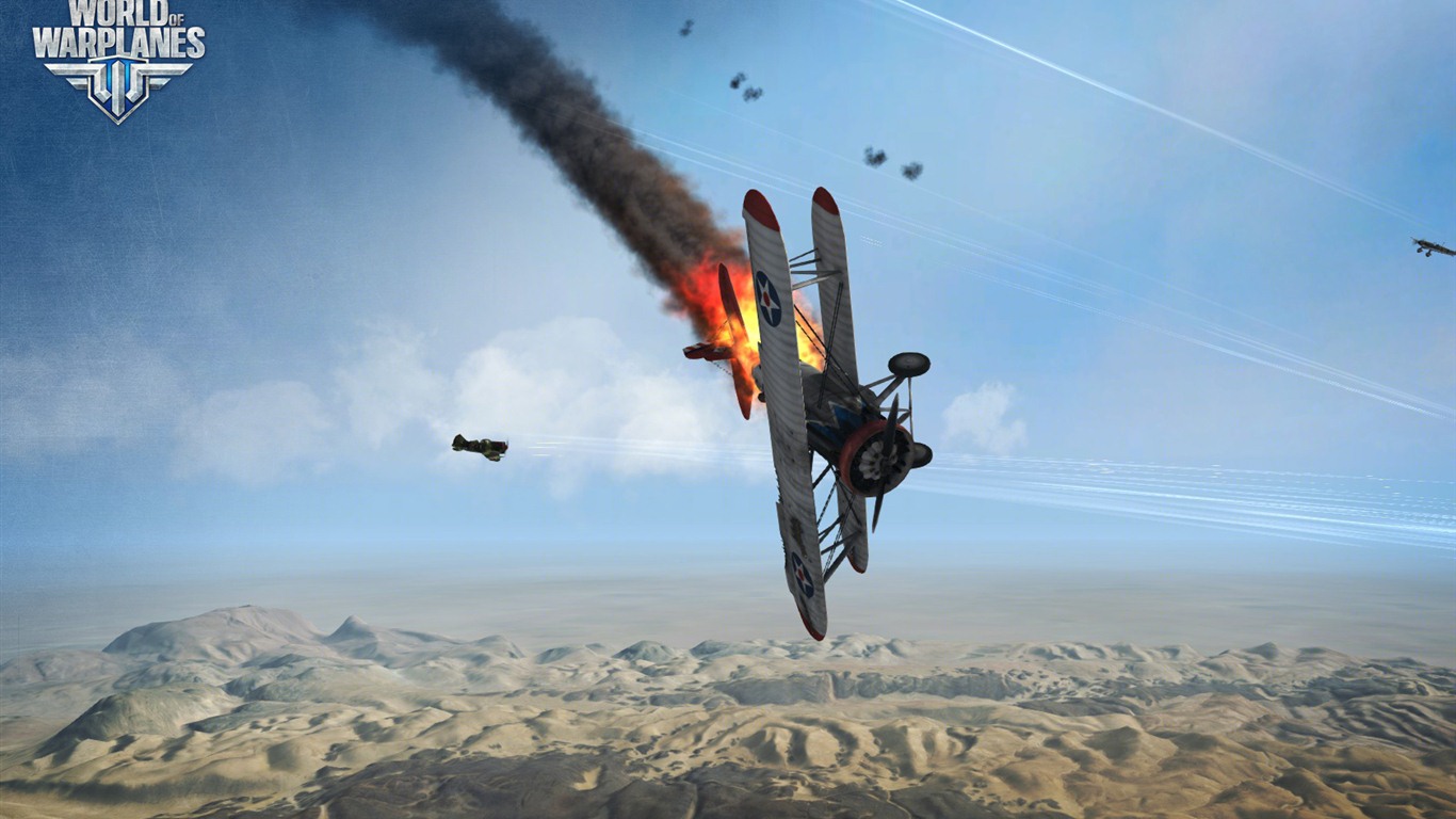 Mondiale d'avions de guerre fonds d'écran de jeu #13 - 1366x768