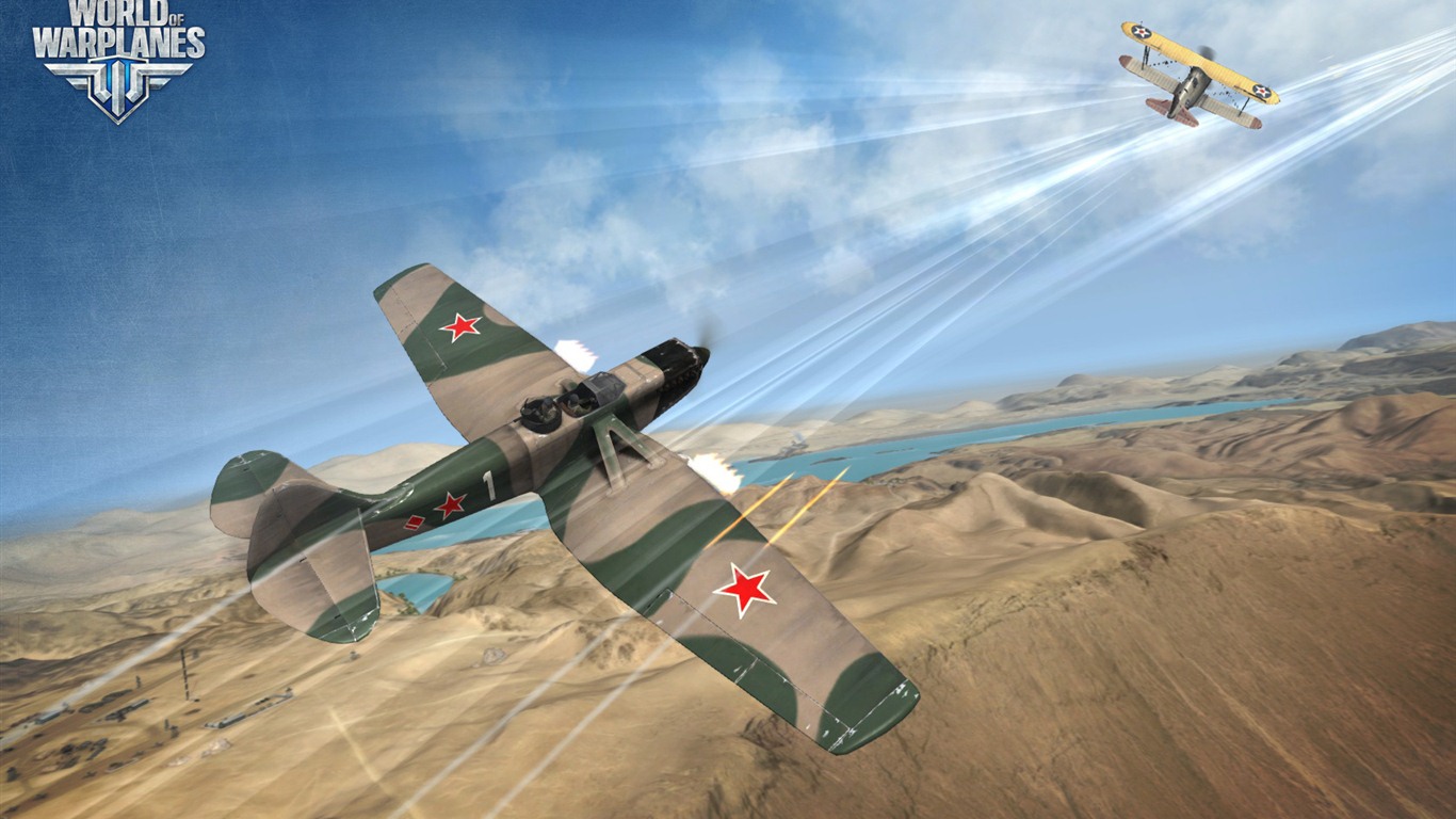 Mondiale d'avions de guerre fonds d'écran de jeu #14 - 1366x768