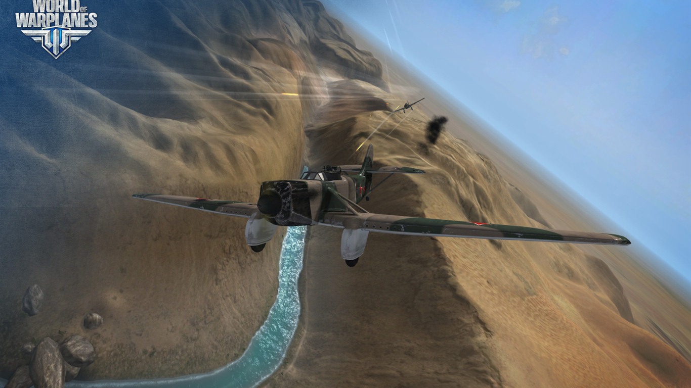 World of Warplanes game wallpapers #16 - 1366x768