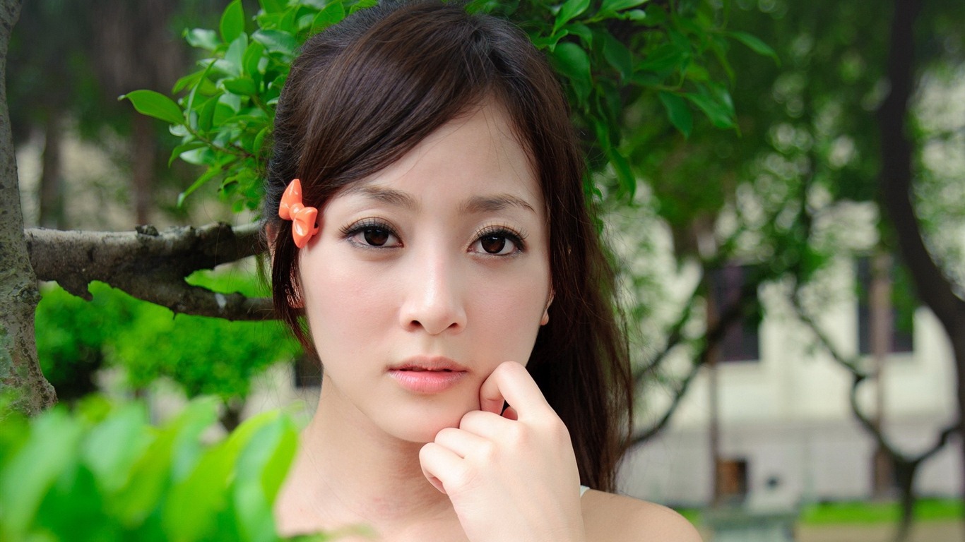 대만 과일 소녀 아름다운 월페이퍼 (10) #17 - 1366x768