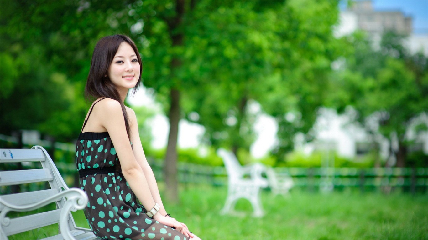 대만 과일 소녀 아름다운 월페이퍼 (11) #18 - 1366x768