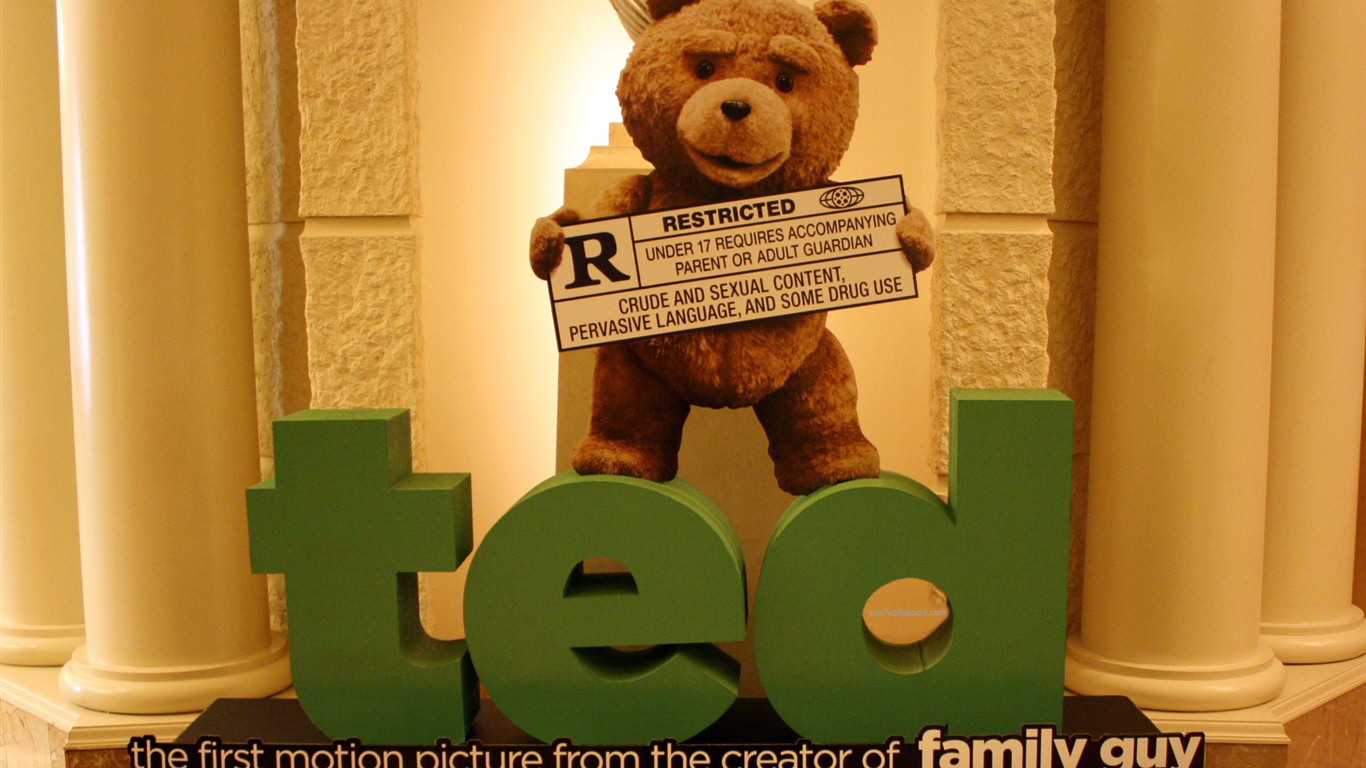 Ted 2012 泰迪熊2012 高清壁纸7 - 1366x768