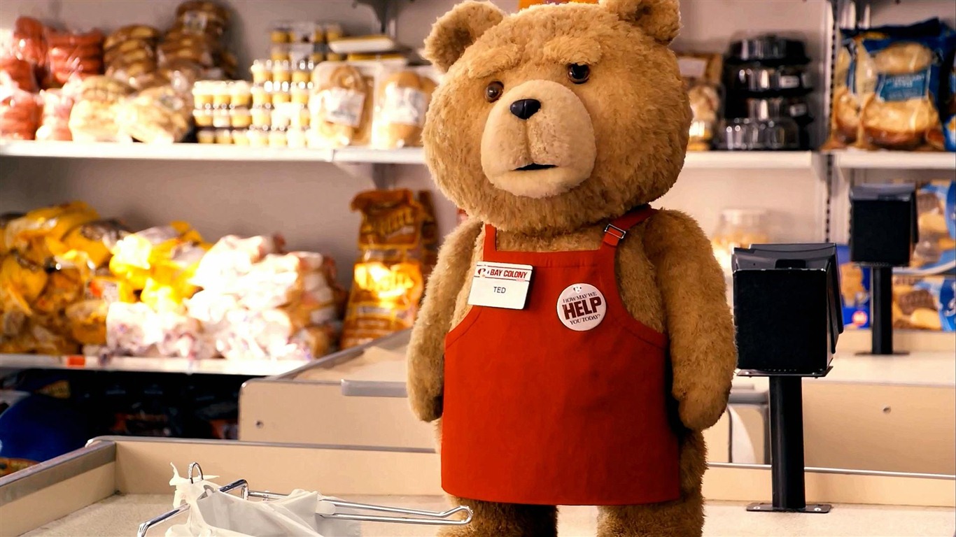 Ted 2012 泰迪熊2012 高清壁纸14 - 1366x768