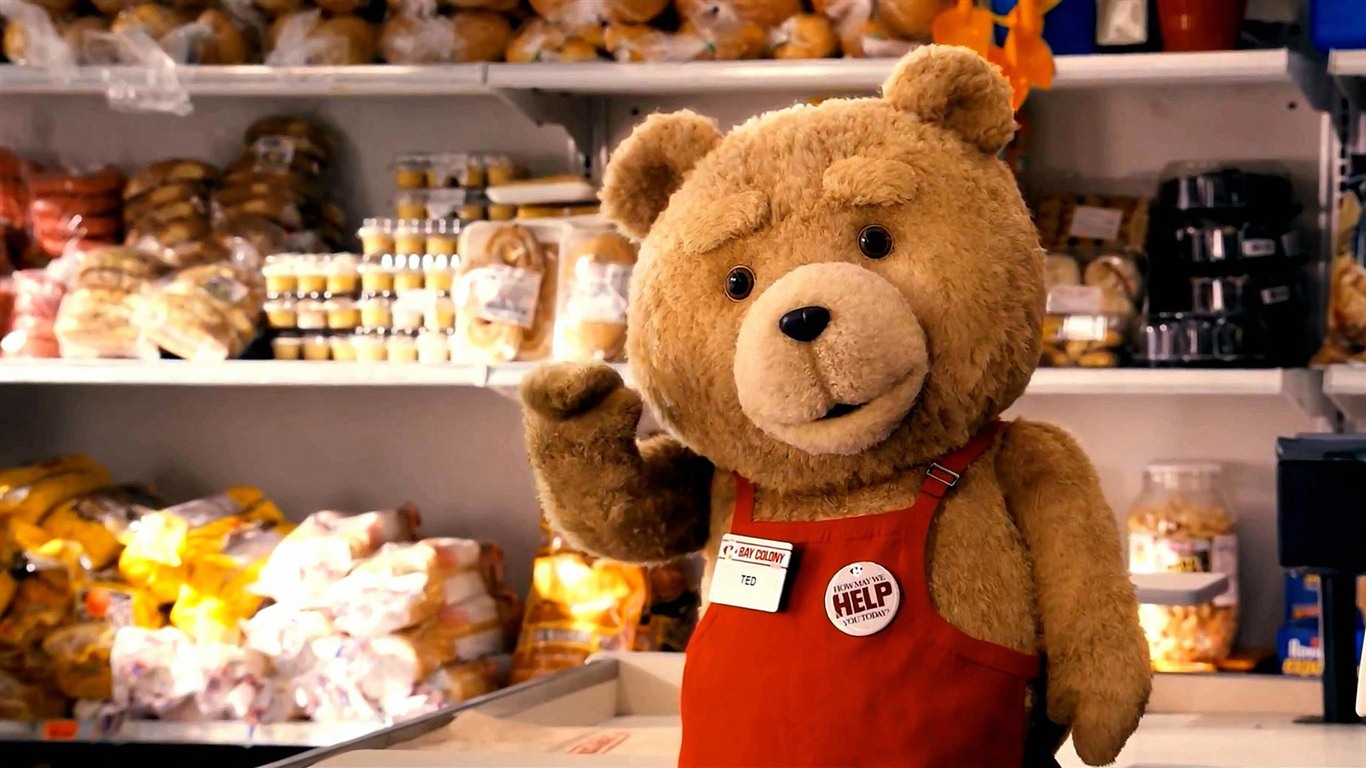 Ted 2012 泰迪熊2012 高清壁紙 #18 - 1366x768