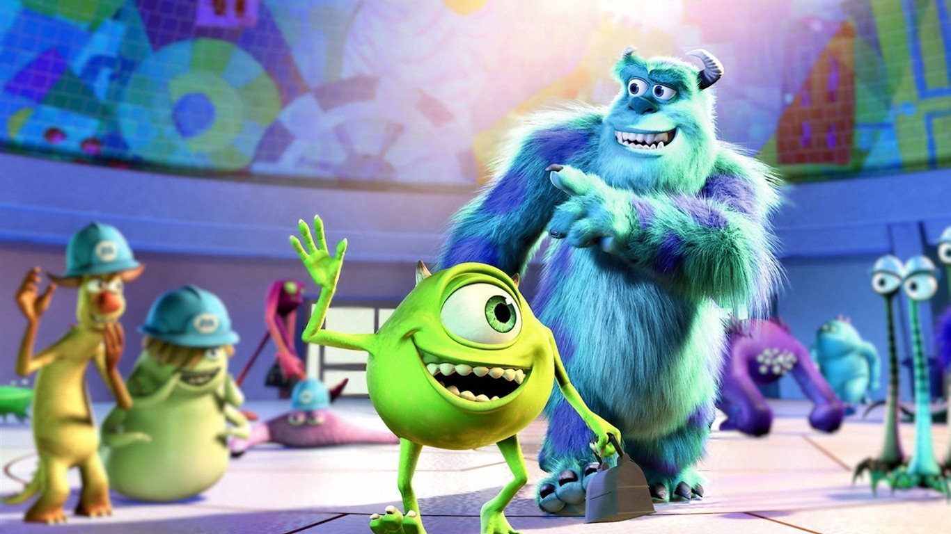 Monsters University 怪兽大学 高清壁纸2 - 1366x768