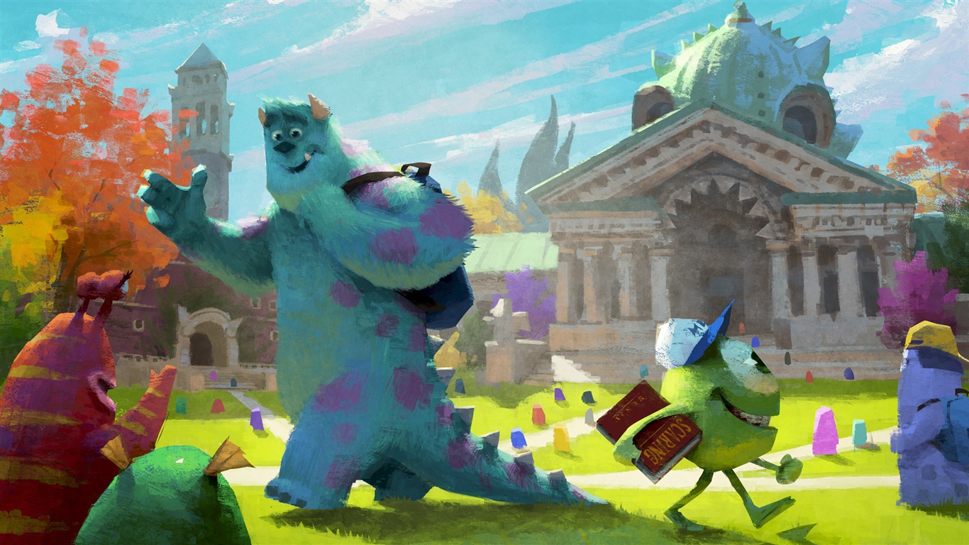 Monsters University HD wallpapers #8 - 1366x768